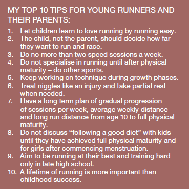 Top 10 tips for young runners